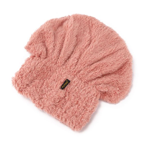 Puting hair-drying cap soft towel fast dryer wrap turban pink absorbent Coral Velvet Quick-drying spa bath tool