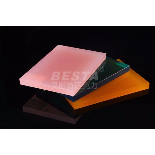 RoHS 2-60mm Outdoor Plexiglass Sheets Coloured Acrylic Sheet Cut To Size