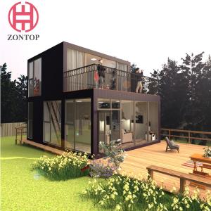 Zontop Modern Frame Cheap Easy Assemble 2 Story China Designed Modern Luxry