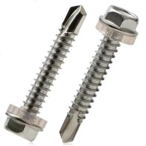 Q 202 Hexalobular Socket Pan Head Self Drilling Screws With Tapping Screw Thread
