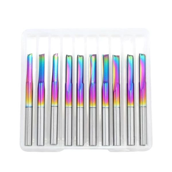 Hot SaleTwo Flutes Straight Slot End Milling Cutter End Face Milling for Aluminum Sharpening Machine for End Mill Milling Cutter