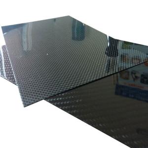 Custom Made Twill Glossy Carbon Fibre Plate Strong Corrosion Resistance