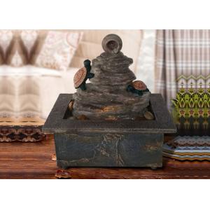 China Handmade Polyresin Rockery Home Water Fountain Indoor on sale