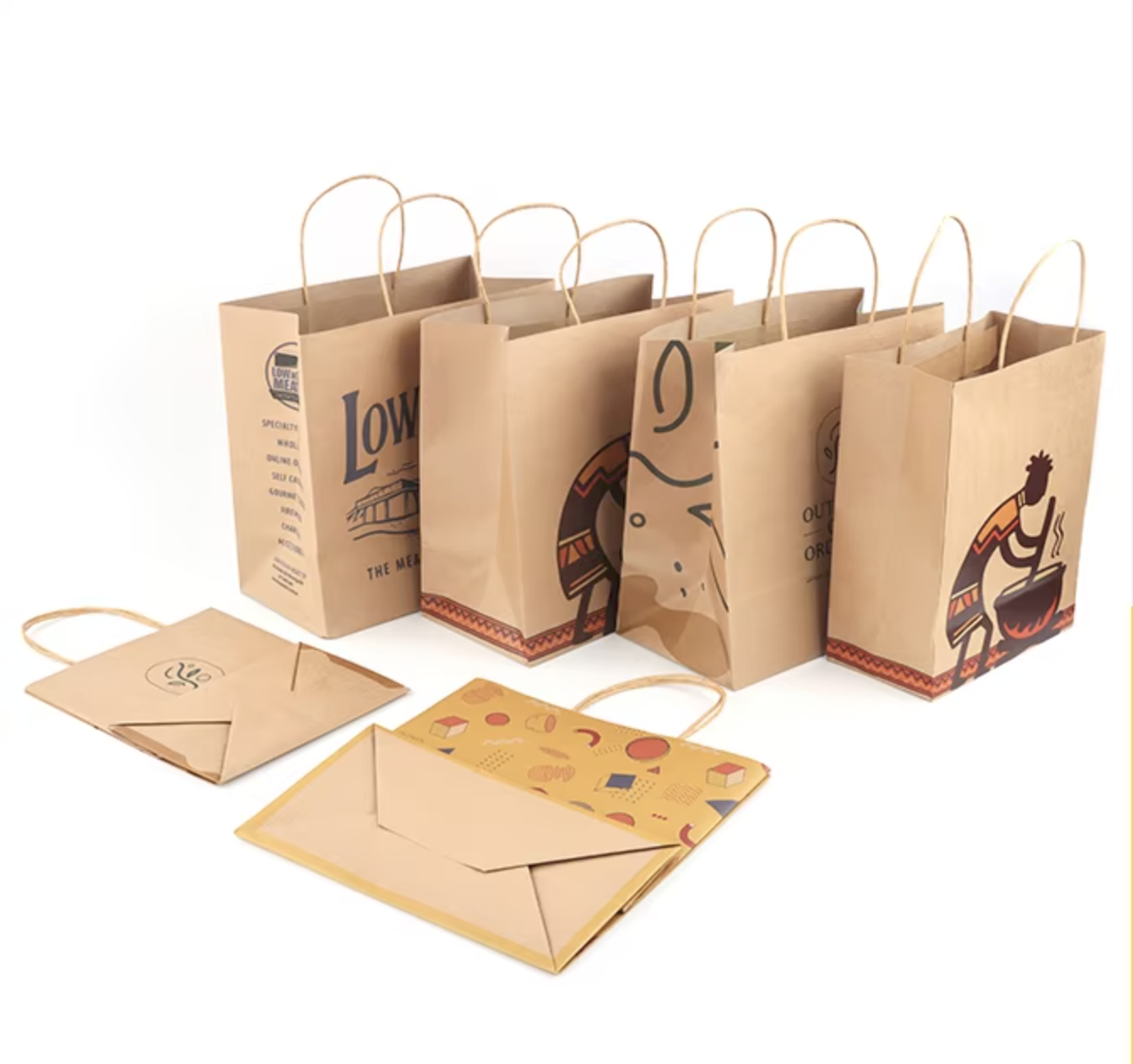 Made of kraft paper, customizable specifications, food grade properties,