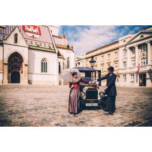 High Power Antique Electric Car 8 Seats With Curtis Controller