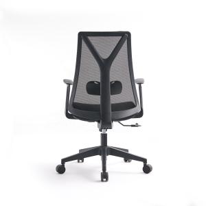 Metal Type Stainless Steel Office Computer Chair with Lumbar Support and