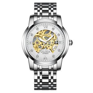5ATM Waterproof Original Automatic Mechanical Watches Luxury Alloy Case
