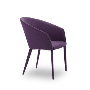 North Europe style purple arm chair furniture