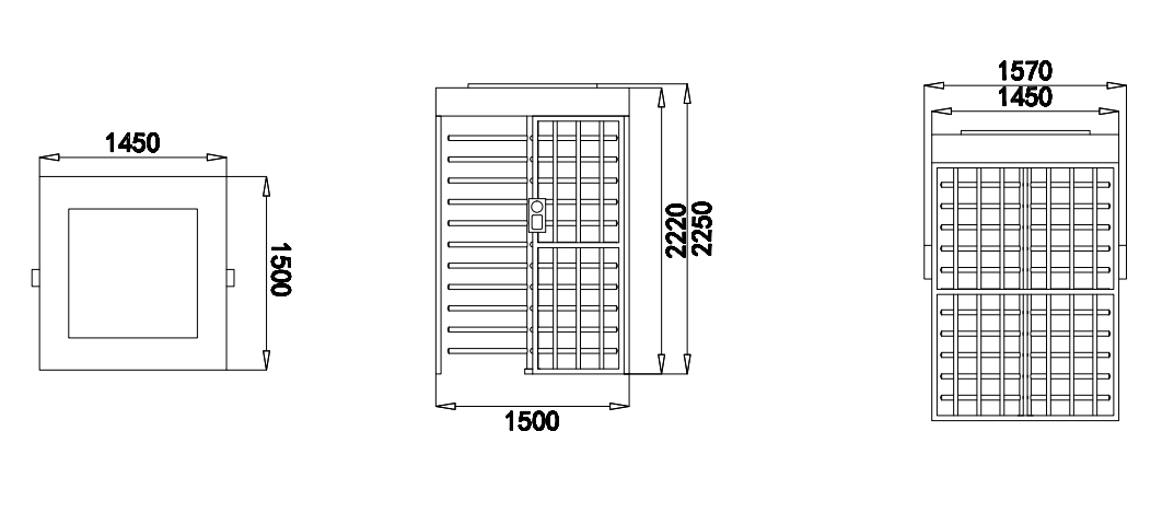 Anti Tail Revolving Gate Turnstile Full Height 2.3m For Stadiums Factory