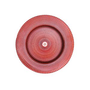 Electroplated Decorative Restaurant Glass Plates Logo Printed