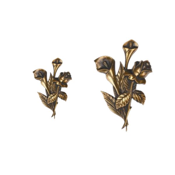 Buy Brass material casket hardware decoration for tombstone BD023 and BD024 at wholesale prices