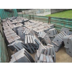 Cr15Mo3 Material 320 / 580 Ball Mill Liners Hardness More Than HRC52 Mining