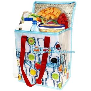 cooler bag waterproof oxford shoulder bag ice pack thermal picnic lunch box