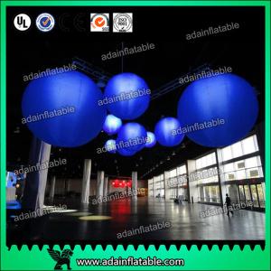 Quality Club Hanging Decoration Lighting Inflatable Sphere For Festival for sale