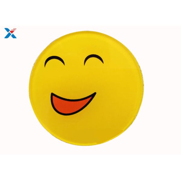 Customized Acrylic Shapes Craft Acrylic Smiley Face Badge Acrylic KTV Bar Smile