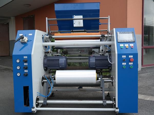 Buy RAL7035 Uninterrupted PE Film Rewinder Machine Automatic Control at wholesale prices