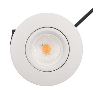 360 Degree View Adjustable IP44 Dimmable LED Downlights Recessed