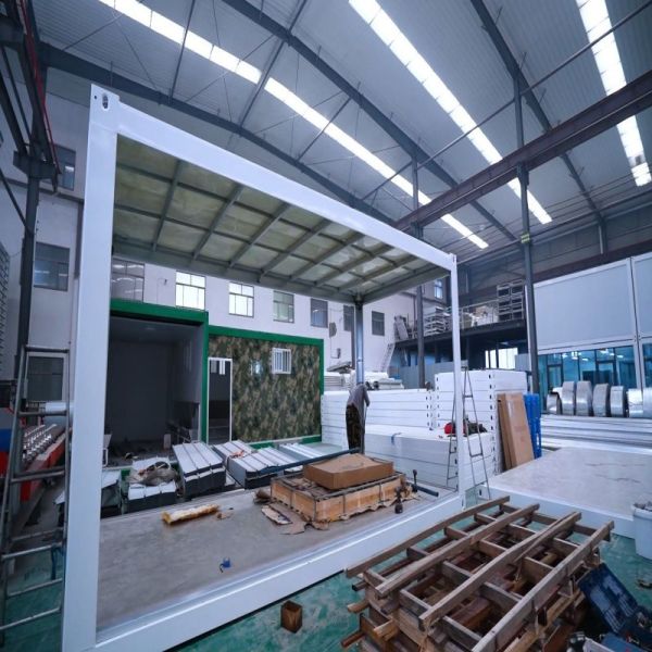 Detachable Container Small 2 Floor Prefab Office Structure Steel Frame for Luxury Office