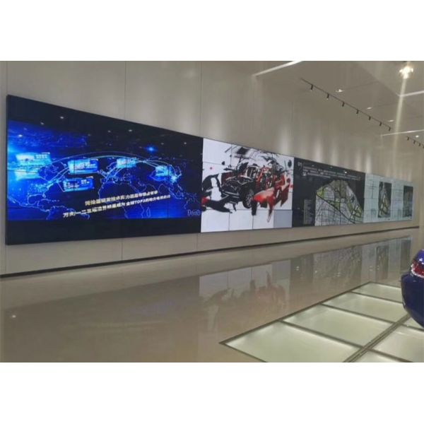 Buy Wall Mounted Transparent Digital Display , White Transparent LCD Showcase at wholesale prices