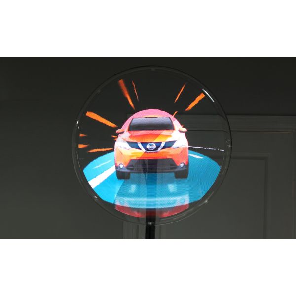 100cm Black Holographic Projection Screen High Resolution With PC + Aluminum