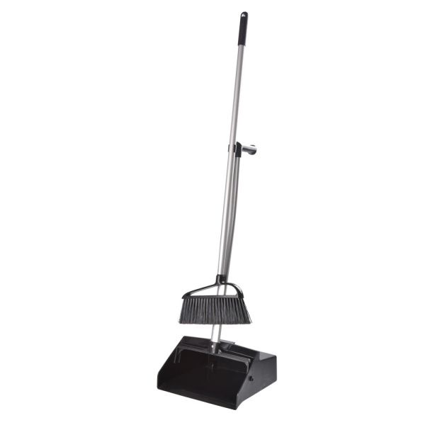 Buy Industrial 30x28x103cm Dustpan Brush Set Long Handled Brush And Pan at wholesale prices