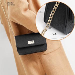 Metal Crossbody Chain Strap With Hook , Detachable Bag Replacement Strap