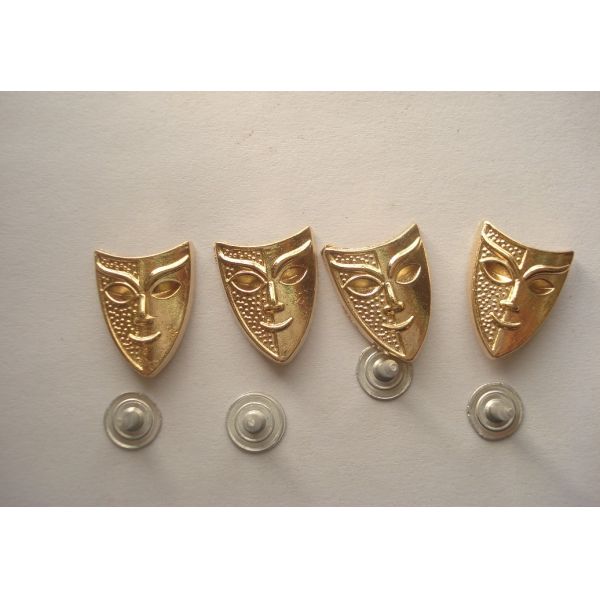 Buy 14*18mm mask rivet Gold DIY Finding Accessories at wholesale prices