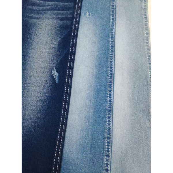 Soft Touch High Spandex Twill Style 8.4oz Denim Fabric With 12*21/70OE Construction For Jeans