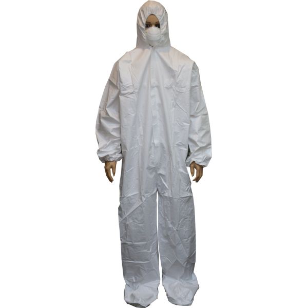 Buy Industrial Safety Disposable Coverall with Bootsco Microporous Protective Workwear at wholesale prices