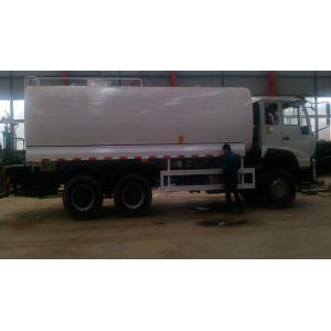 Stainless Steel Water Sprinkling Truck SINOTRUK 18CBM For Pesticide Spraying