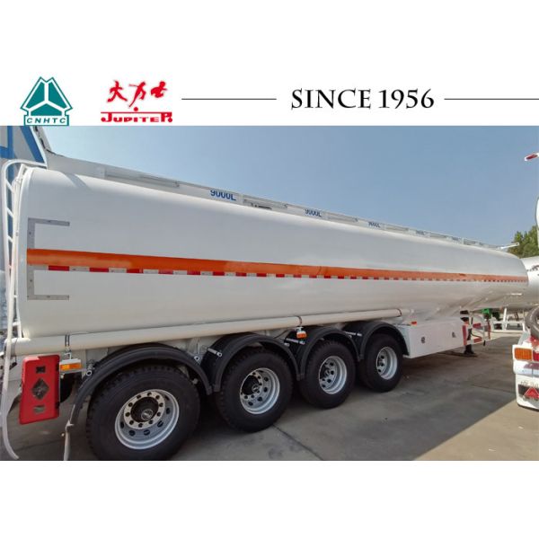 Buy 54 CBM 4 Axle Fuel Tanker Trailer With 6 Chambers at wholesale prices