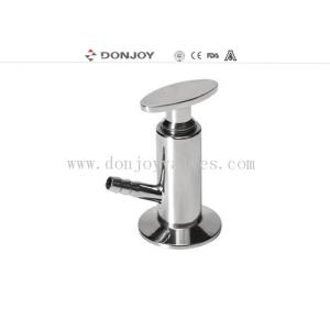 Sanitary Stainless Elliptic Sample valve Clamped Connection SS304 / ss316L
