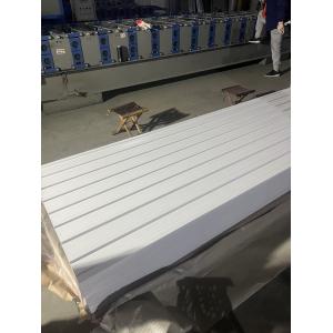 IBR Chromadeck Thermal Insulation Panels PPGL AZ150 Polar White Cold Room Panels