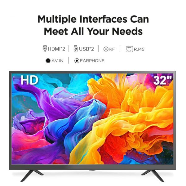 4K UHD 3840 X 2160 Resolution HD LED TV featuring 2GB RAM suitable for digital advertising and professional broadcasting