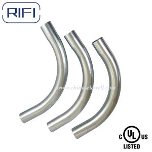 UL Listed Pre-Galvanized EMT 90 Degree Elbow for Wiring with 102-406mm Radius