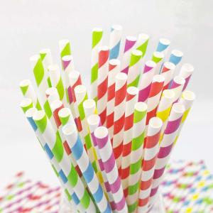 FDA Approved Baby Shower Paper Straws Recyclable Odor Free Earth Friendly