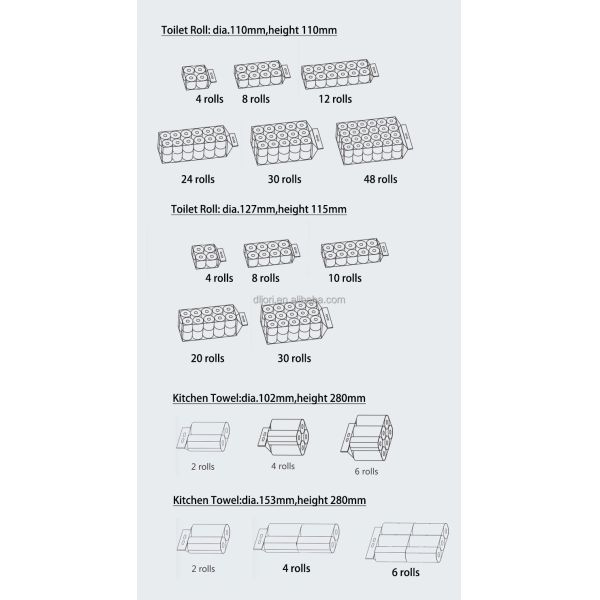 Factory Hot Sale Full Automatic Multi Rolls Plastic Bag Packing Machine For Toilet Paper And Kitchen Tissue