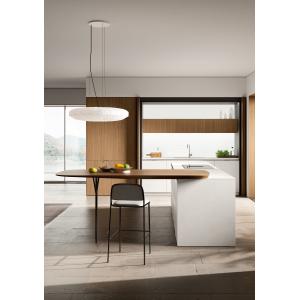 Wood Classic White Kitchen Cabinets Customized Kitchen Furniture With Dinning