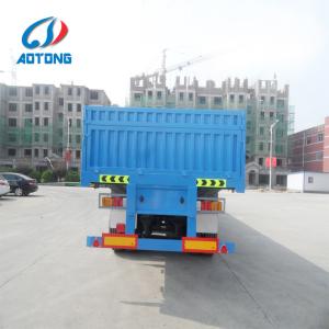 60 Ton 3 Axle Side Wall Semi Trailer with Mechanical or Air Suspension