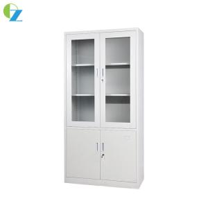 Glass Swing Door Steel Office Cupboard Office Filing Cabinet