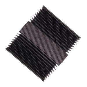 Black Anodizing Aluminum Profile Heat Sink With Surface Treatment
