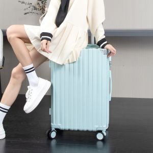 Best sell luggage grey blue Multifunctional Suitcase Lightweight Sturdy and