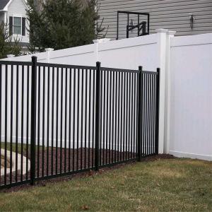 80mm Australia Wrought Iron Fence Panels 25x25mm Tubular Fence Designs