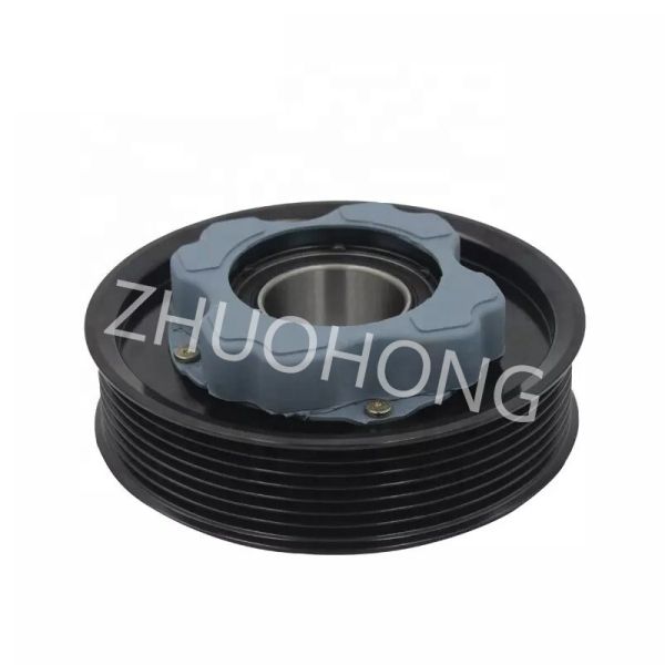 Engine 7SEU17C Auto AC Compressor Pulley Clutch Kit 7PK 123MM 12V for Trevego 2012-2016
