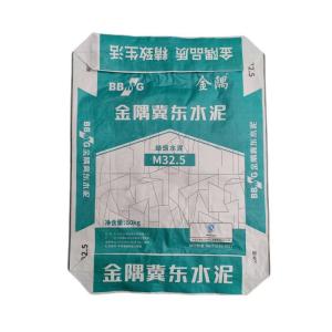 80GSM PP Woven Cement Bag 50kg Self-Closing Moisture Proof