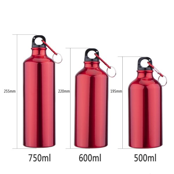 cheap custom black 500ml aluminum beer bottle, with plastic lid sports drinking water bottle aluminum wholesale