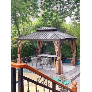 Outdoor Leisure Pergolas Aluminum Pavilion Canopy Tent Gazebos Outdoor Garden