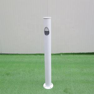 Ground Mounted Dia 150 *1000H Mm Outdoor Ashtray Cigarette Bin
