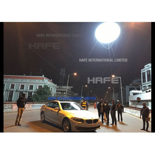 HMI Helium Balloon Lights 4800 Watt , Giant Helium Filled Lighting Balloons For Wedding