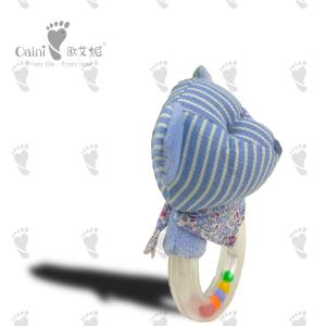 Stuffed Animal Educational Soft Toys Child Friendly Rattle Teddy Bear 14 X 8cm